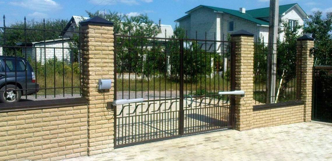 Металлические ворота